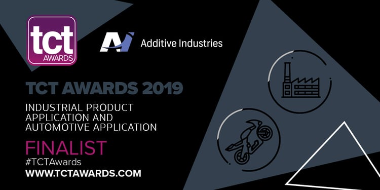 Additive Industries becomes the finalist in two categories at TCT Awards 2019