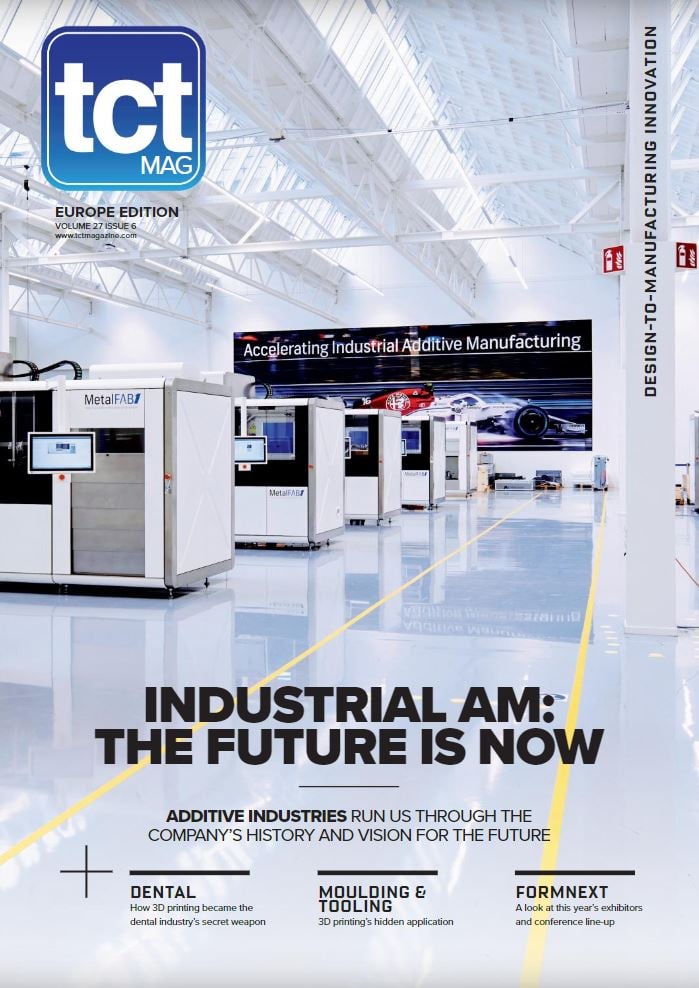 Additive Industries on the cover of the TCT Magazine